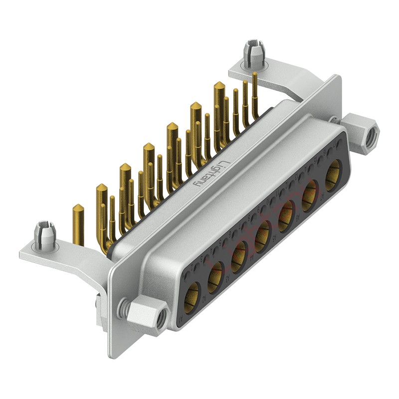 24W7母PCB弯插板/铆支架12.2/大电流10A