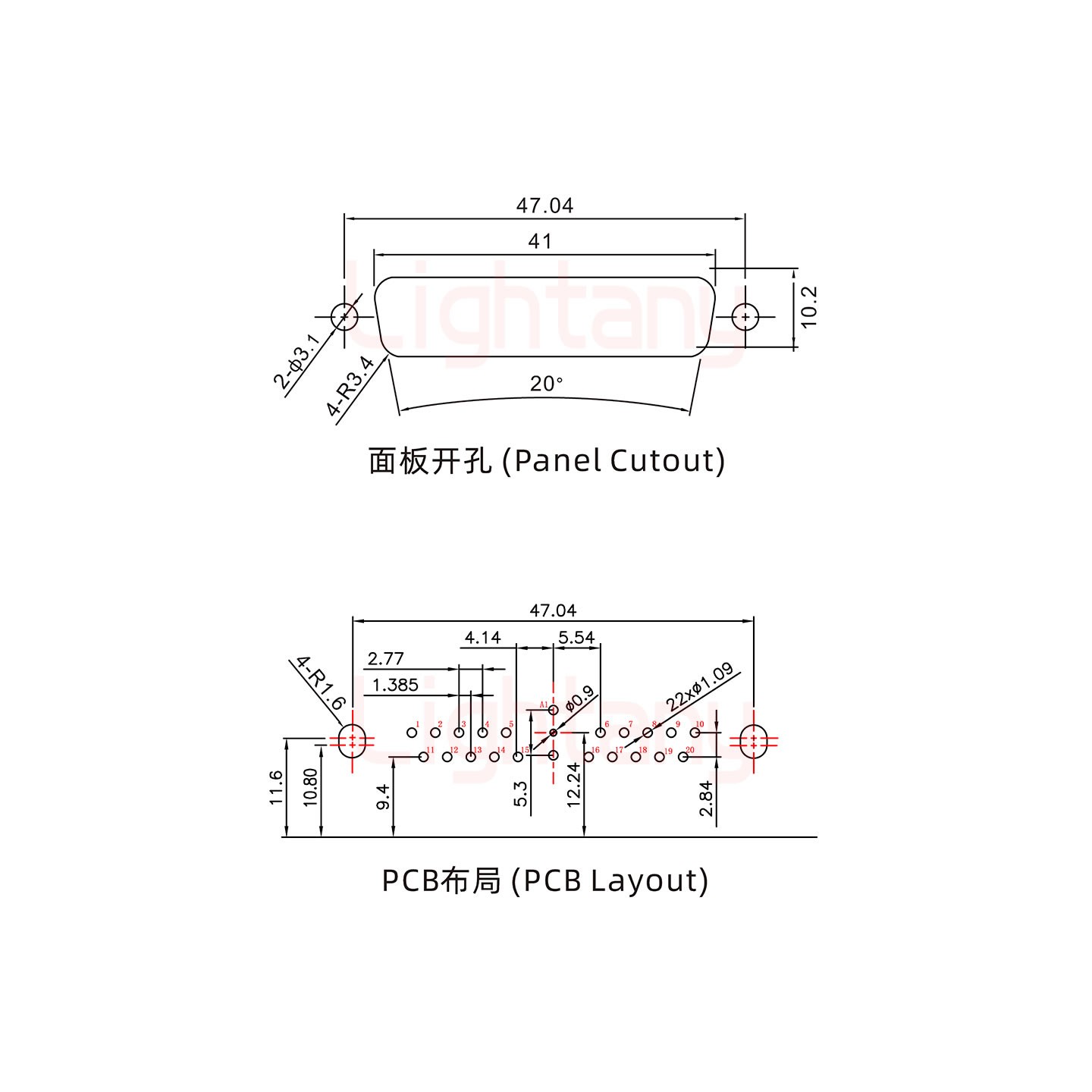 21W1公PCB弯插板/铆支架10.8/射频同轴50欧姆