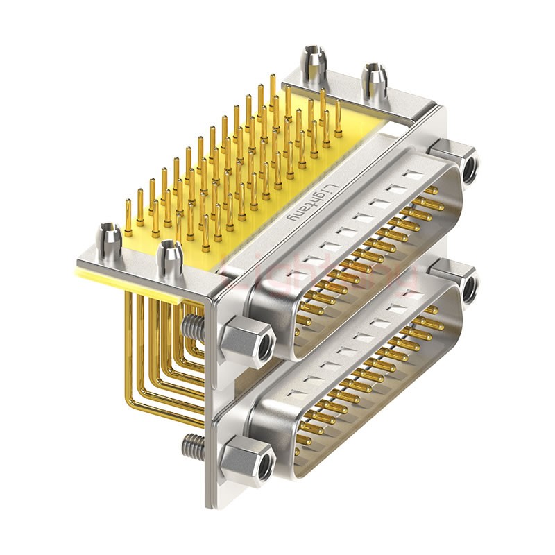 DR25 公对公 间距15.88车针双胞胎 D-SUB连接器