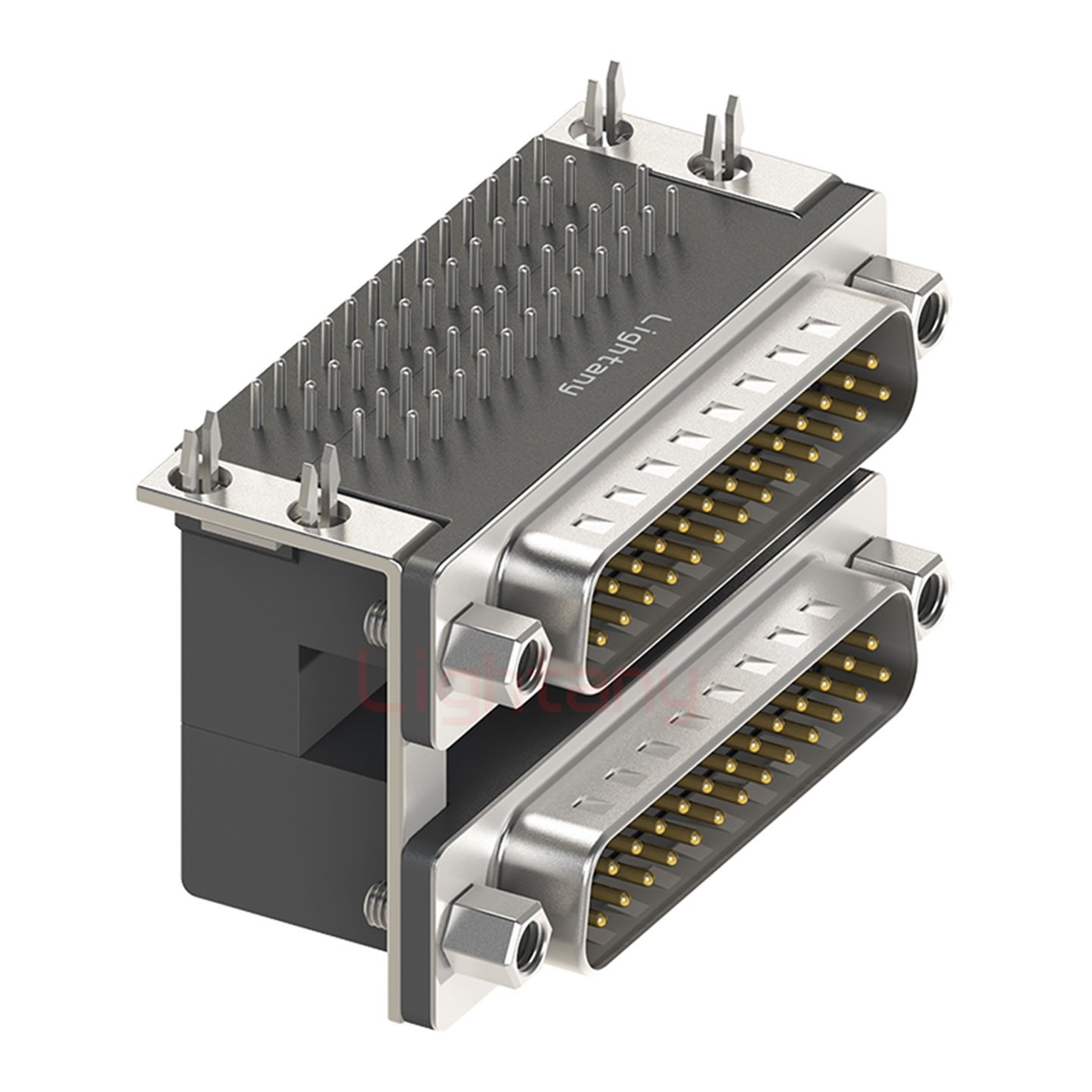 DR25公对公 间距15.88 双胞胎冲针 D-SUB连接器