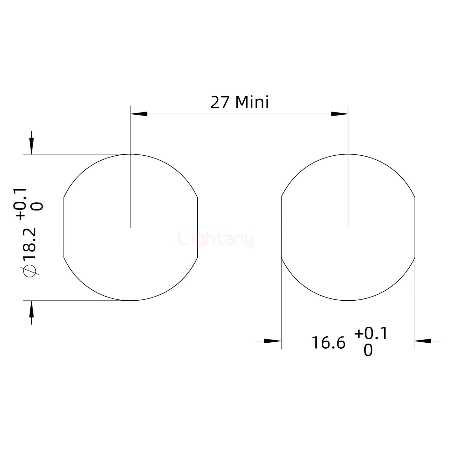 ECG.3B.003.CLL双螺母插座 焊线