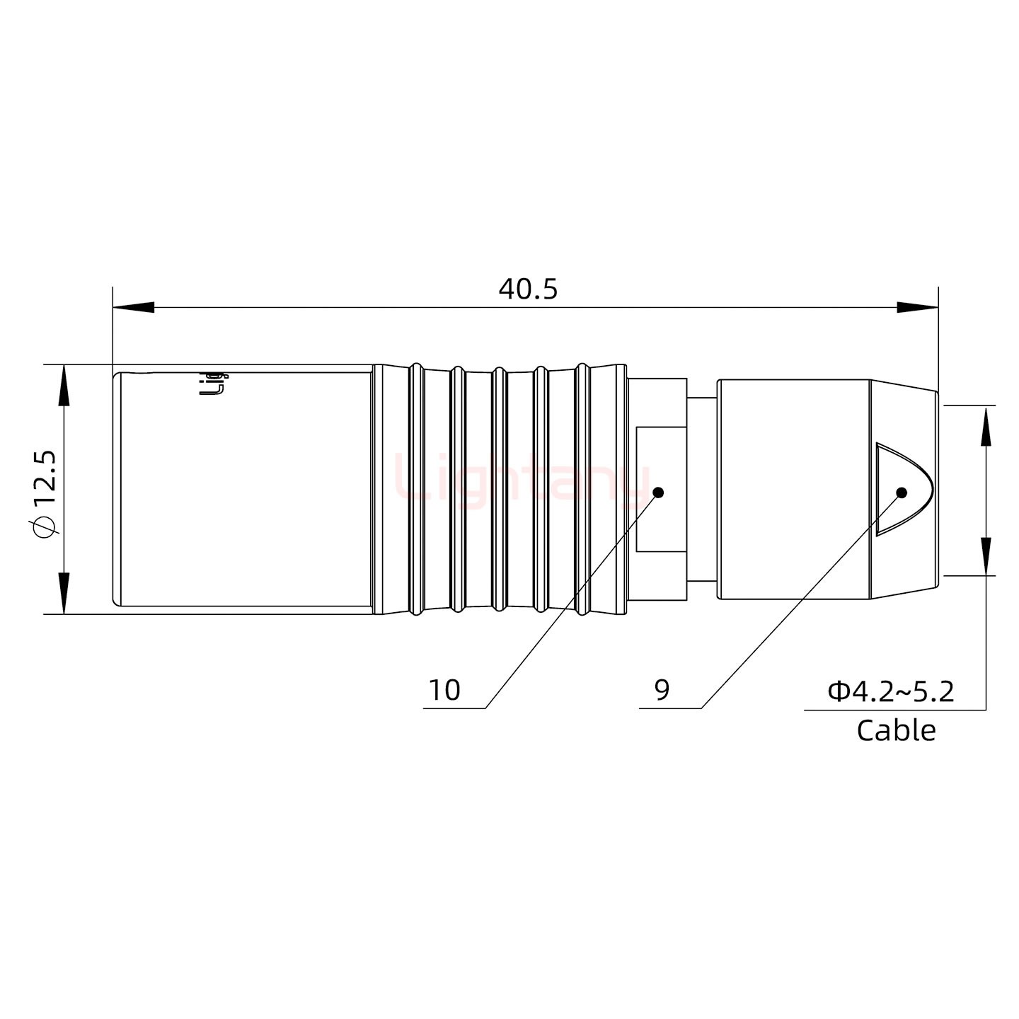 PHG.1B.002.CLLD52推拉自锁浮动插座