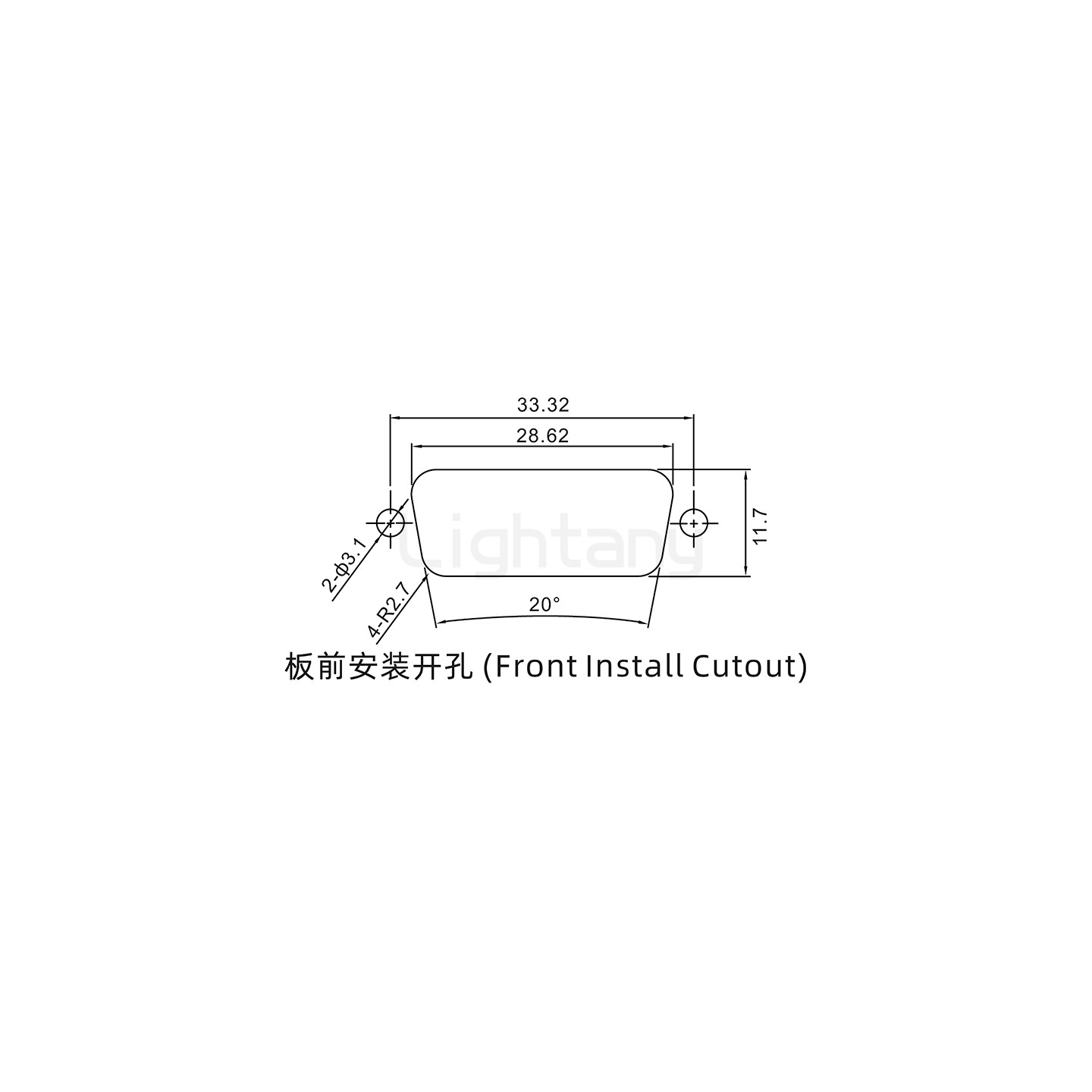 防水3W3公焊线式/锁螺丝/大电流40A