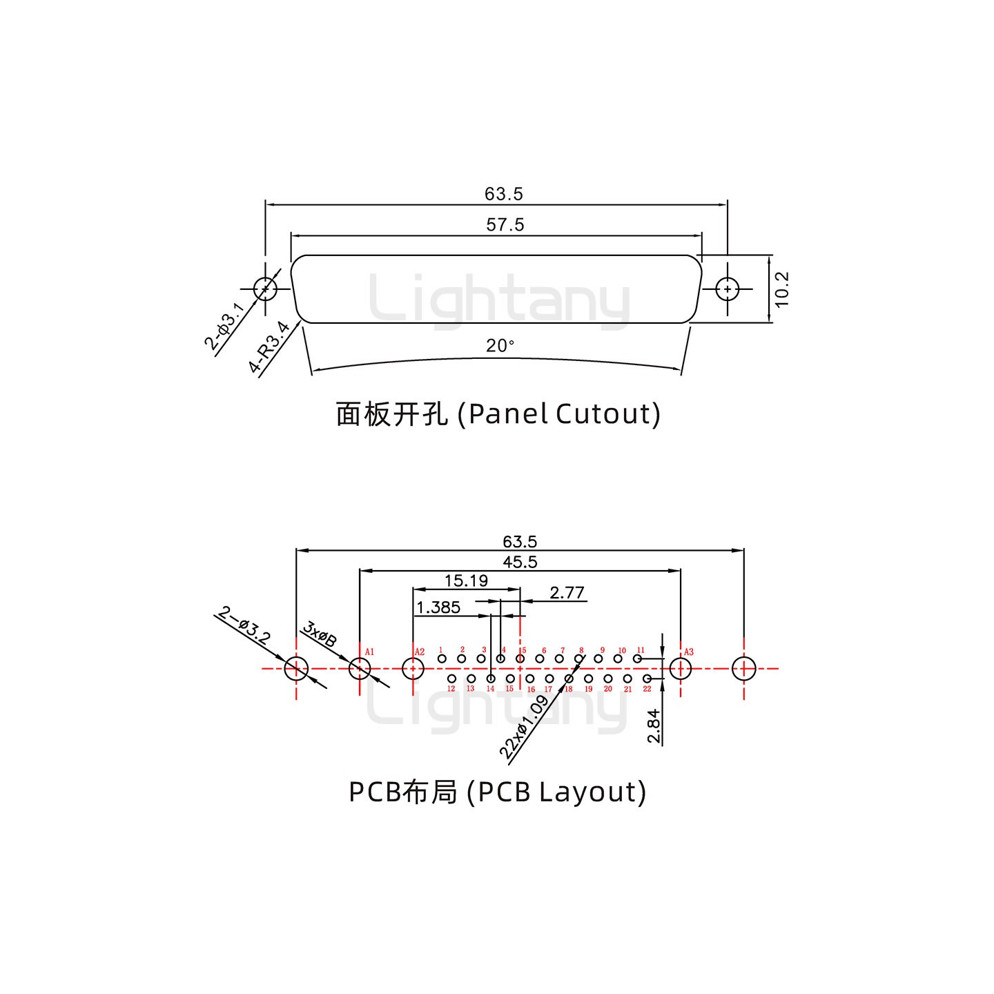 防水25W3公直插板/铆鱼叉/锁螺丝/大电流40A