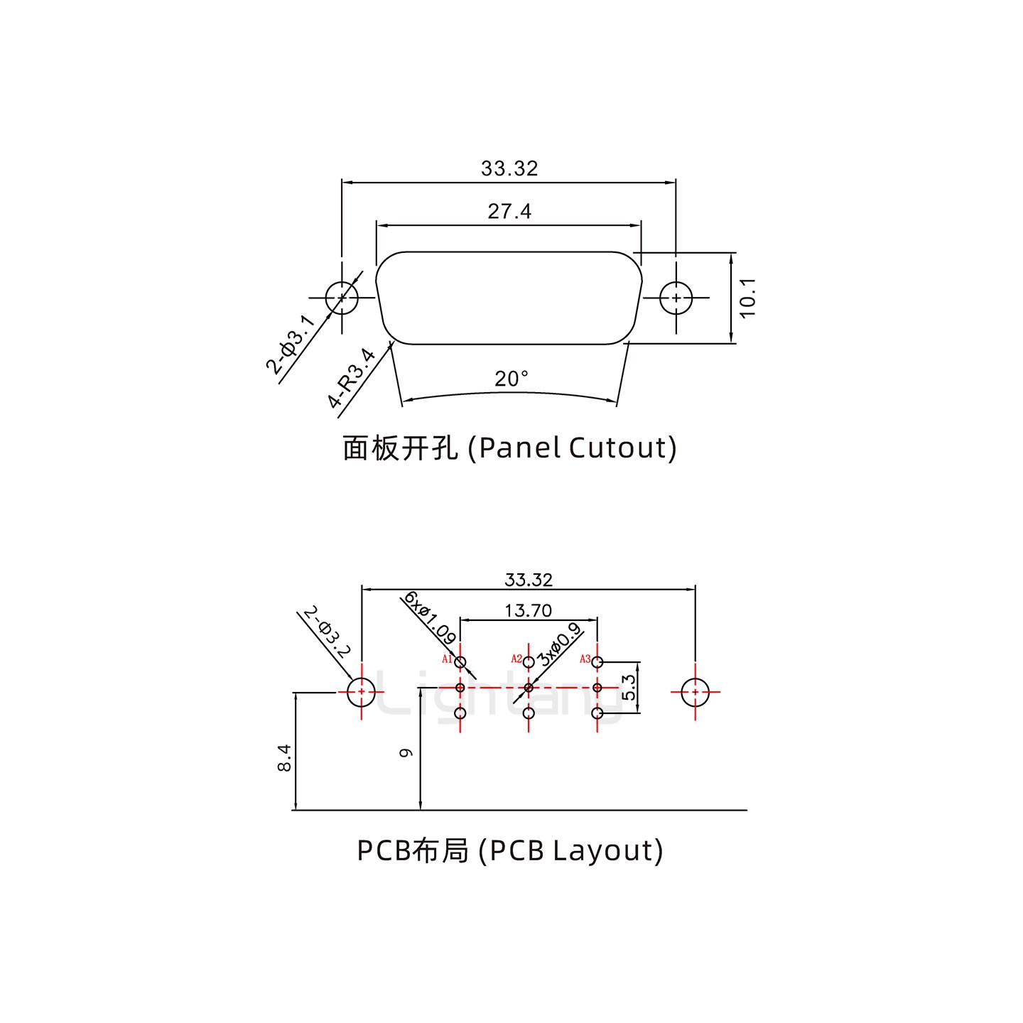 防水3V3公弯插板/铆支架/锁螺丝/射频同轴50欧姆