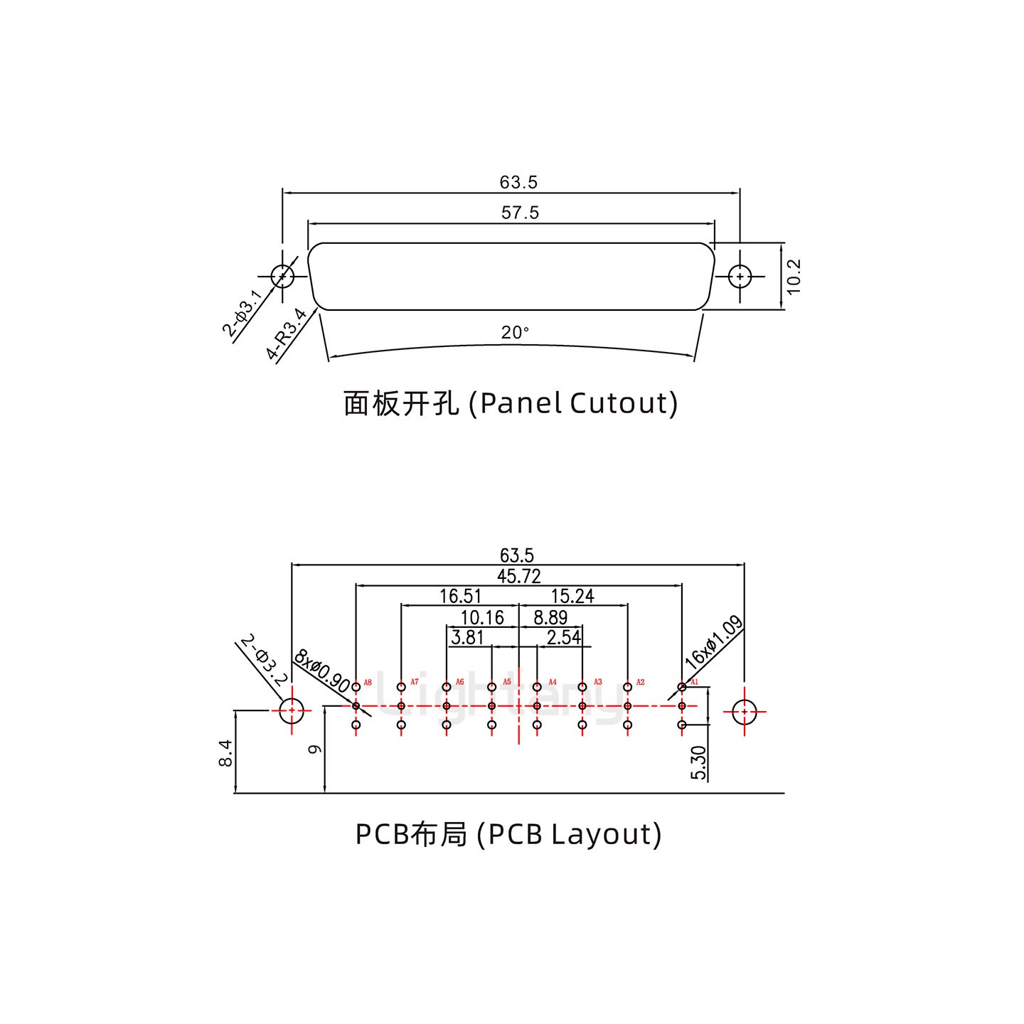 防水8W8母弯插板/铆支架/锁螺丝/射频同轴50欧姆