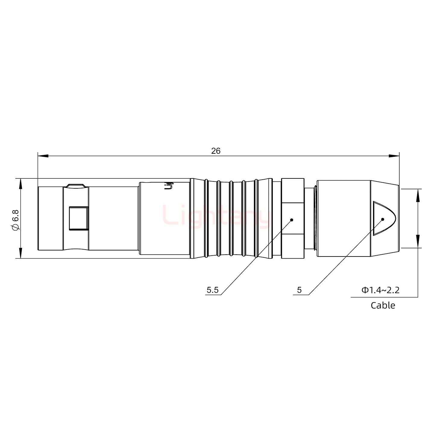 PHG.00.002.CLLD22推拉自锁浮动插座