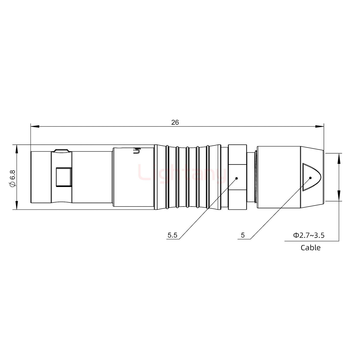 PHG.00.003.CLLD35推拉自锁浮动插座