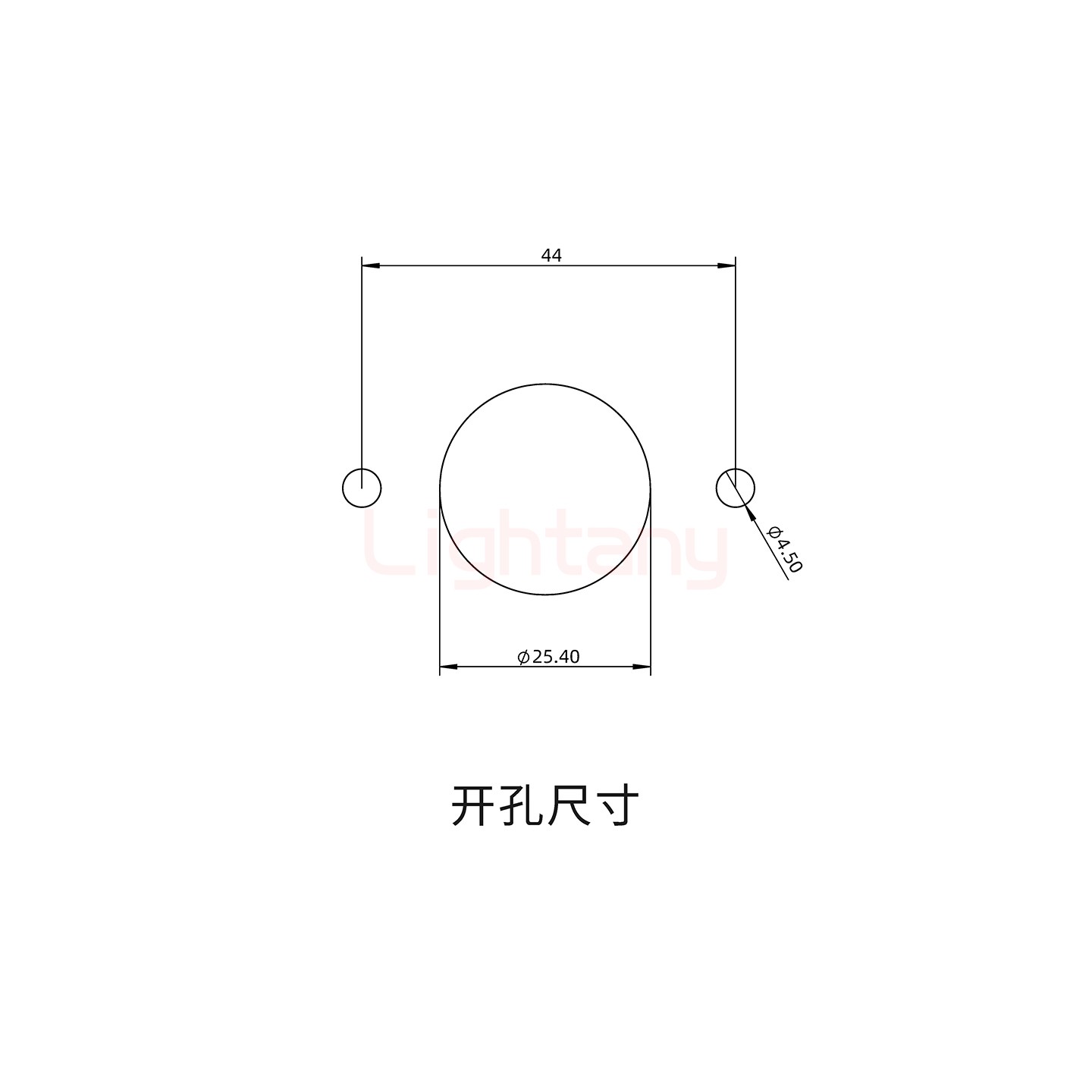 内螺纹穿墙插座 500A 红色