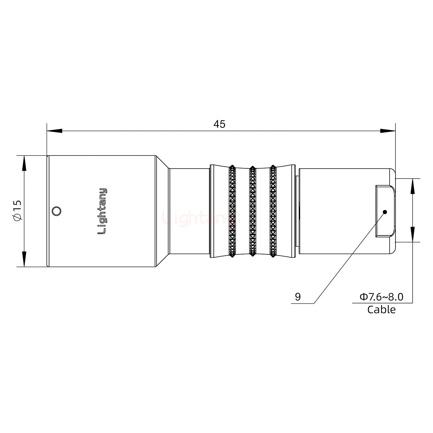 FHG.1K.004.CLAK80推拉自锁弯式插头