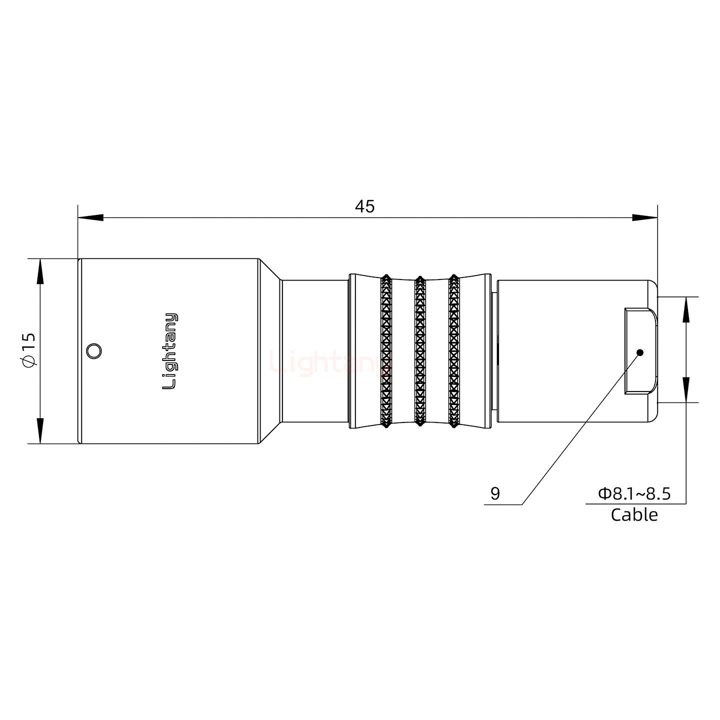 FHG.1K.010.CLAK85推拉自锁弯式插头