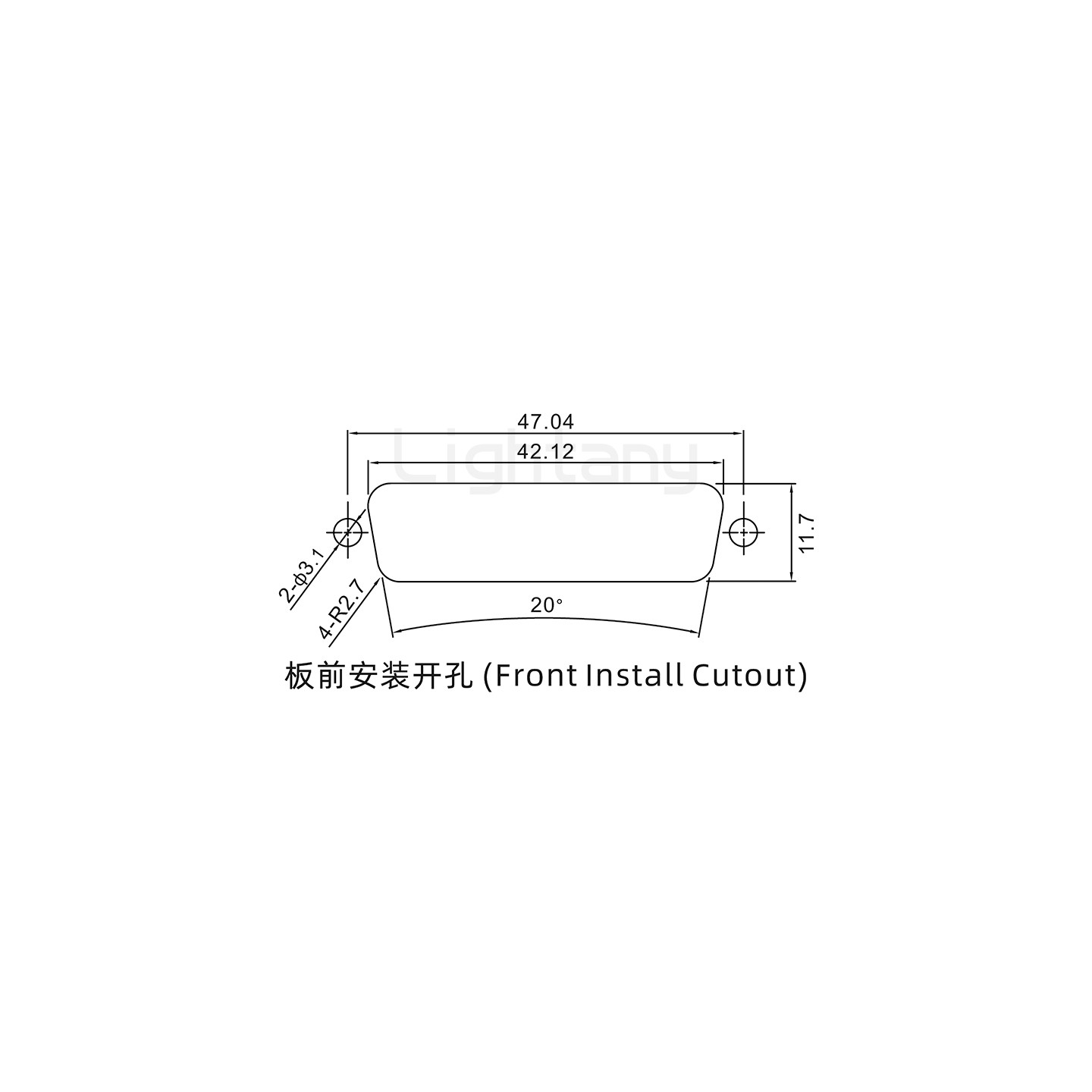 5W5公焊线式/锁螺丝螺母+防水垫片/大电流40A