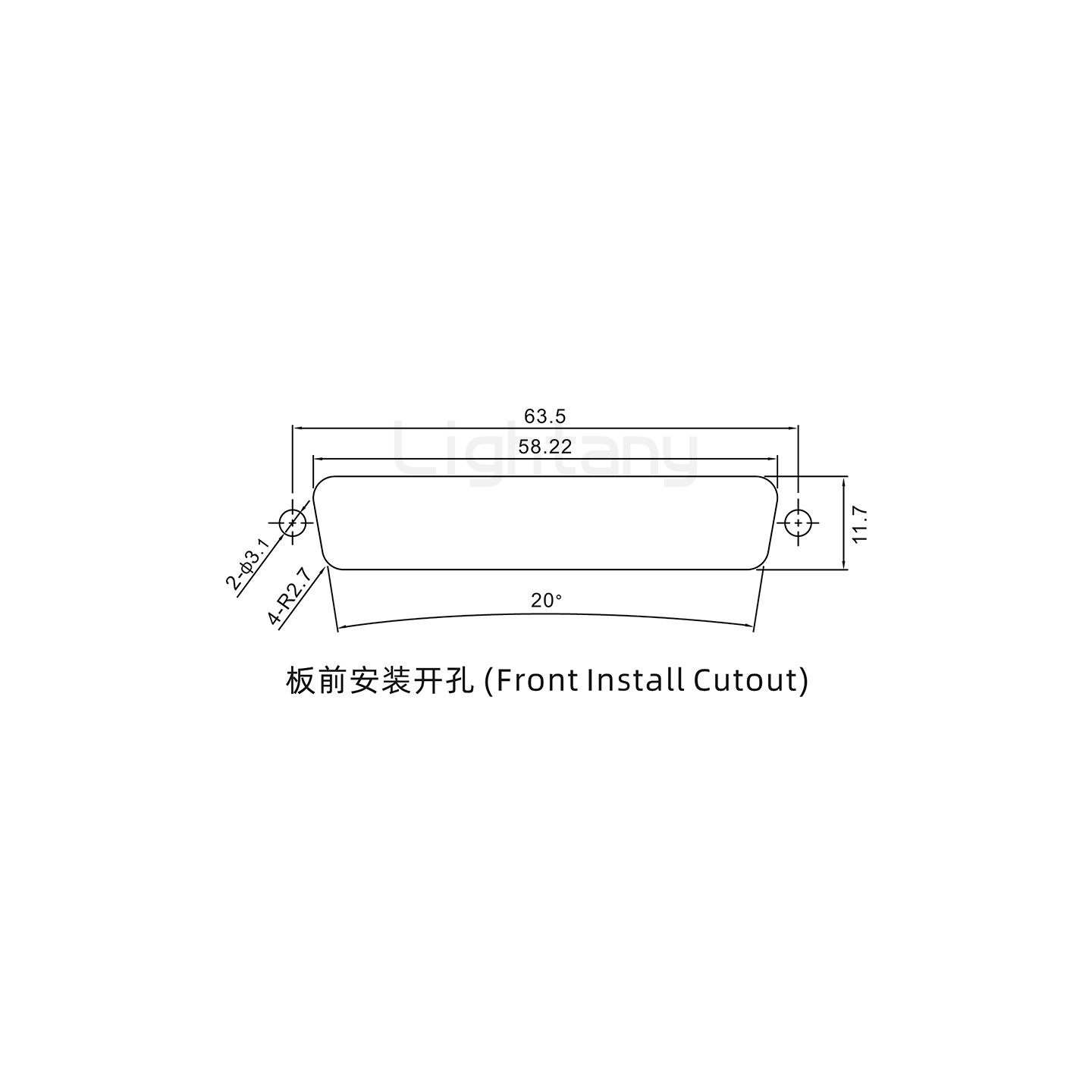 13W6A公焊线式/锁螺丝螺母+防水垫片/大电流40A