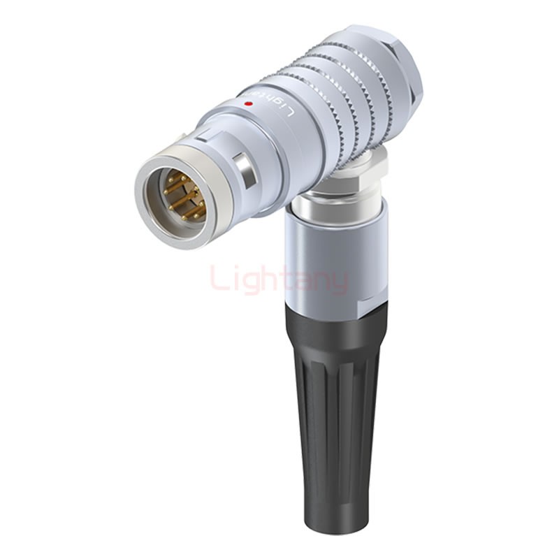 FHG.2K.008.CLAC85Z推拉自锁带护套弯式插头