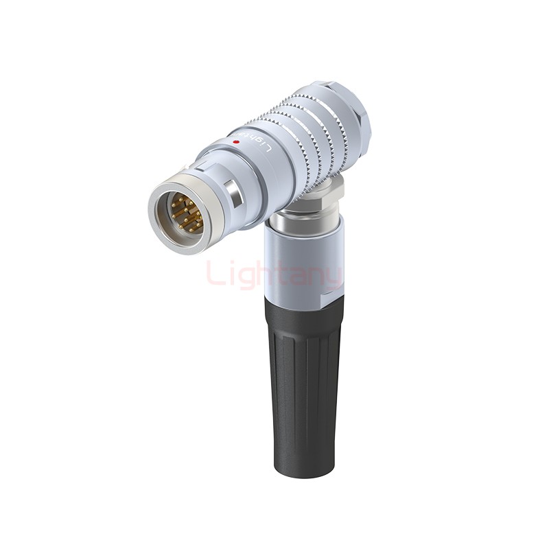 FHG.2K.010.CLAK10Z推拉自锁带护套弯式插头