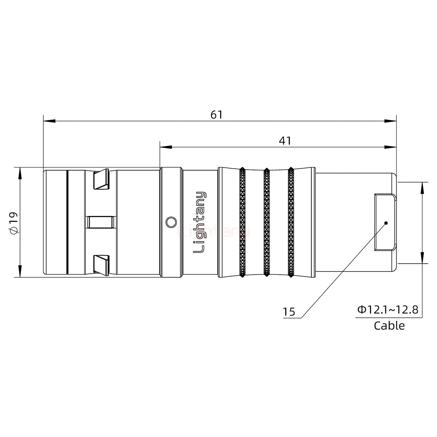 FGG.3K.010.CLAK12推拉自锁直式插头