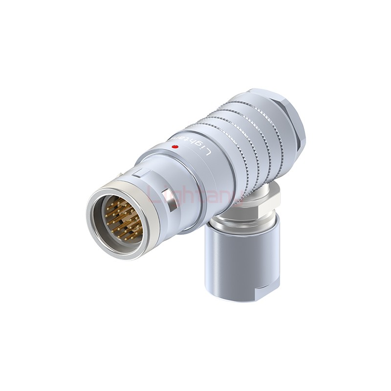 FHG.3K.022.CLAC95推拉自锁弯式插头