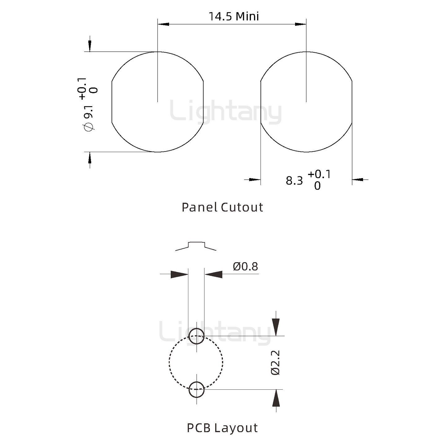 EEG.0B.002.CLN推拉自锁前螺母插座 直插板