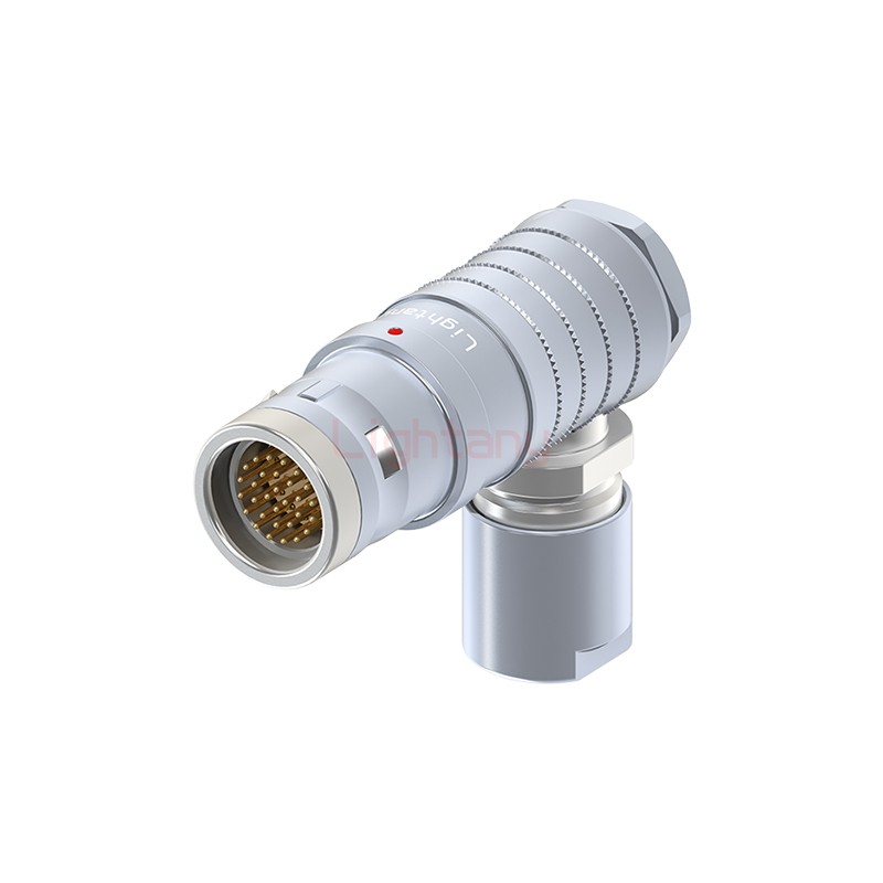 FHG.3K.030.CLAC85推拉自锁弯式插头