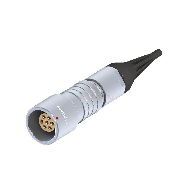 PHG.2K.006.CLLC25Z推拉自锁带护套浮动插座