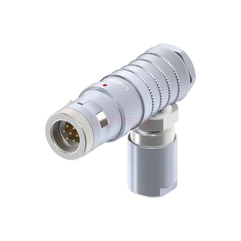 FHG.1K.007.CLAC60推拉自锁弯式插头