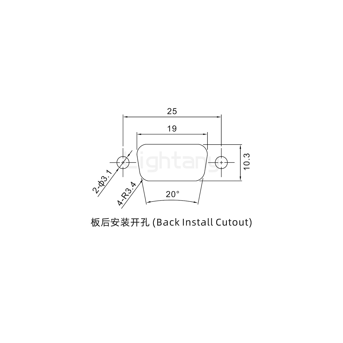防水HDB15 母 焊线式 锁螺丝 车针